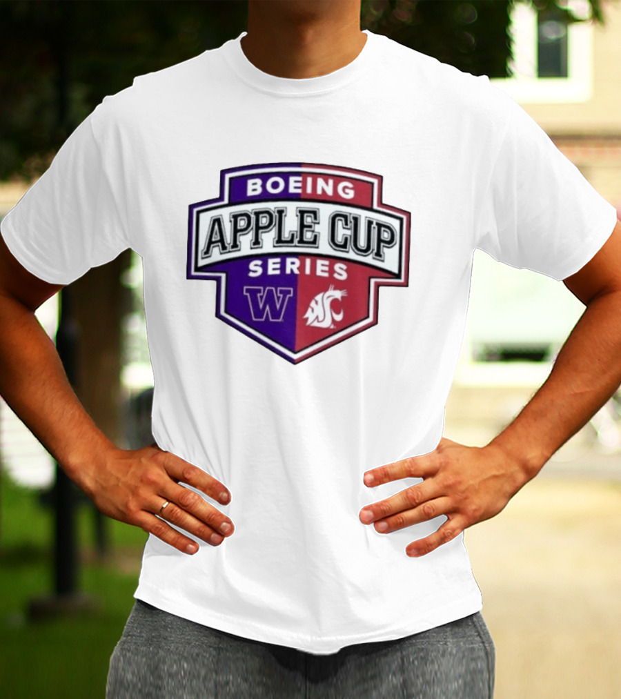 Boeing Apple Cup Series Washington Huskies W Vs Washington State Cougars T-Shirt