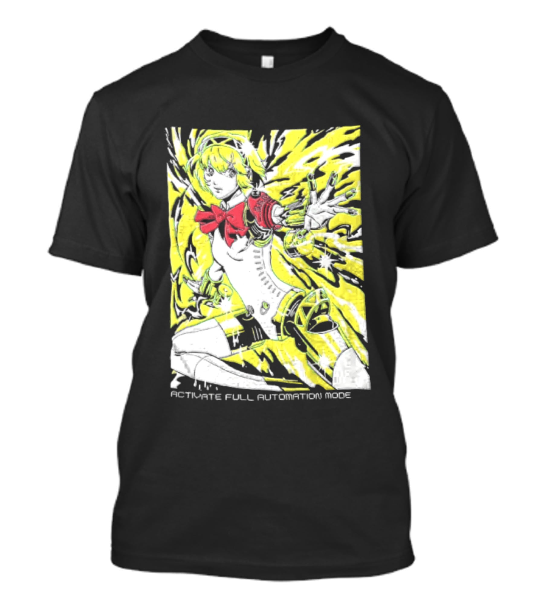 Aigis Persona 3 SEES Activate Full Automation Mode T-Shirt