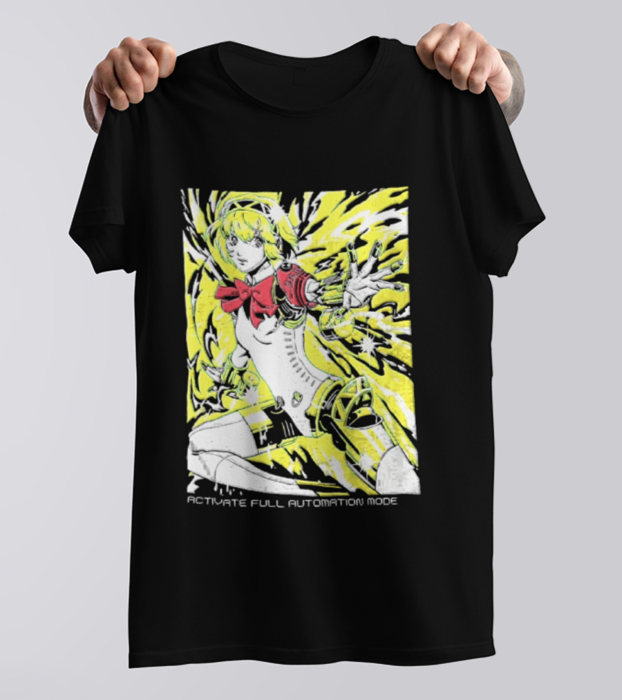Aigis Persona 3 SEES Activate Full Automation Mode T-Shirt