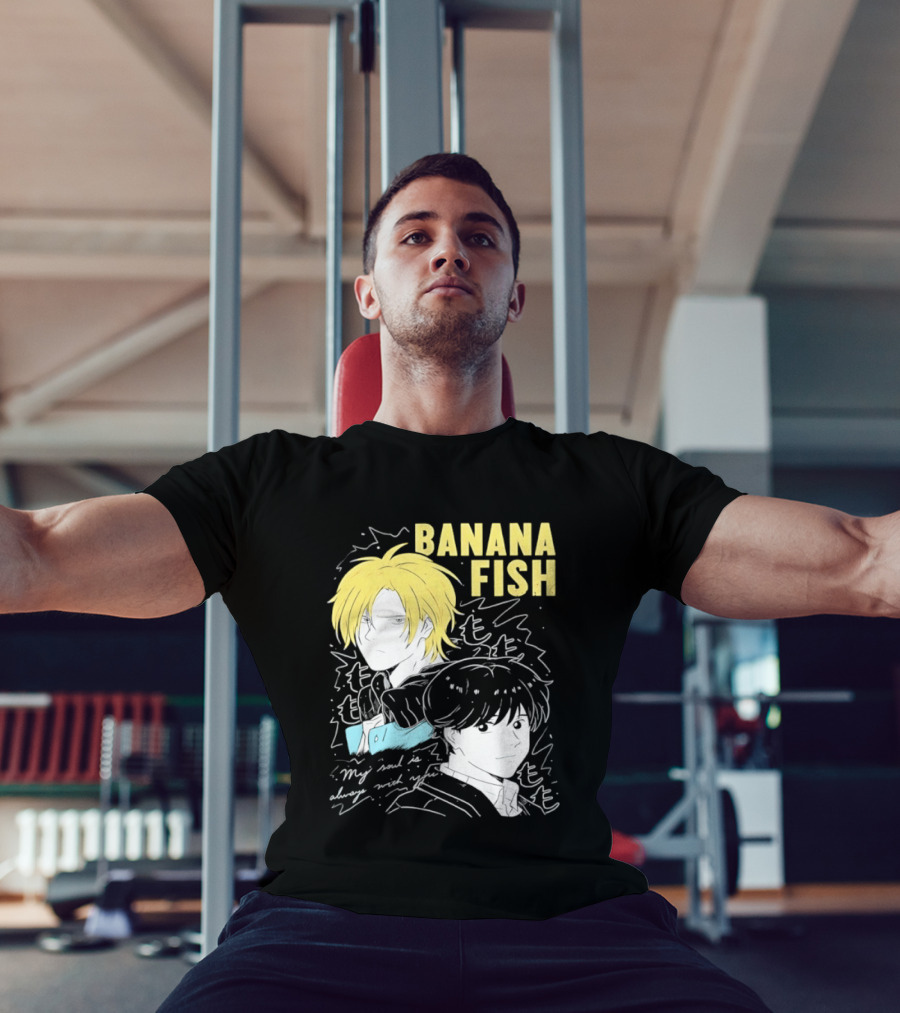 Banana Fish Ash And Eiji My Soul Is Always With You Anime Duo T-Shirt