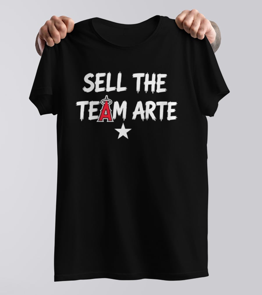 Sell The Team Arte Los Angeles Angels Star T-Shirt