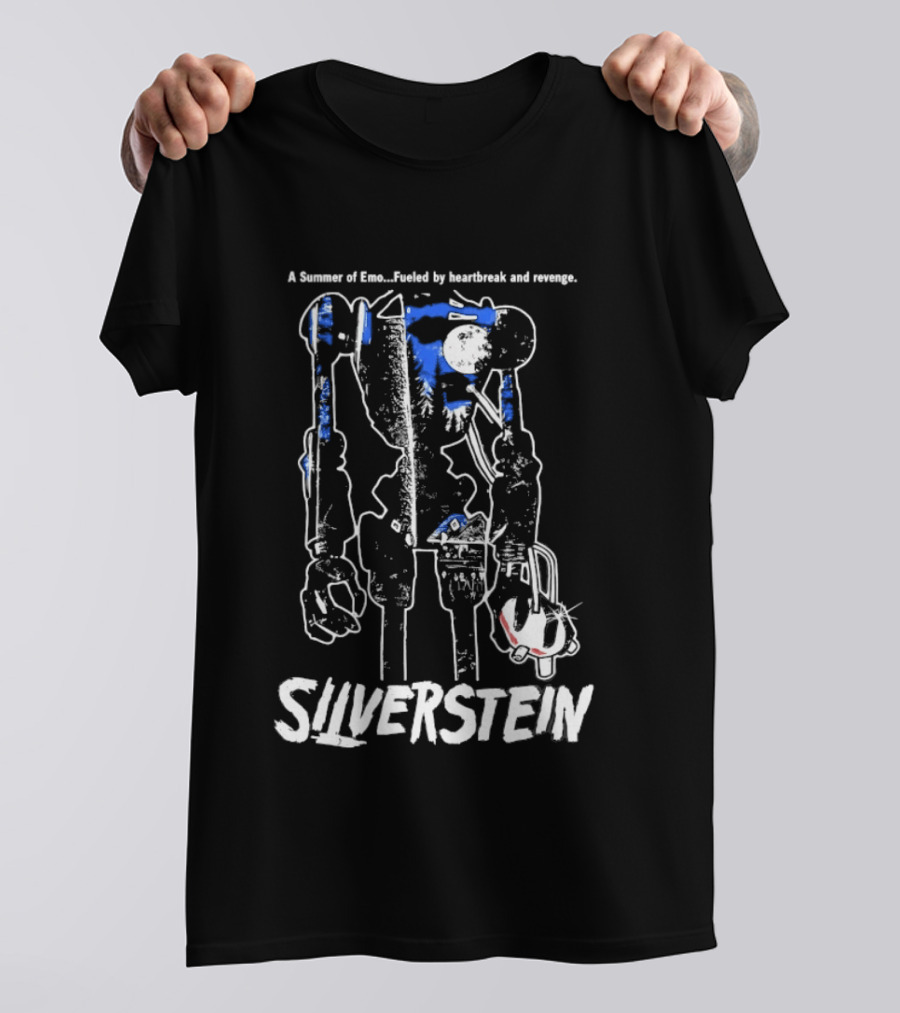 Silverstein A Summer Of Emo Fueled By Heartbreak And Revenge Robot T-Shirt