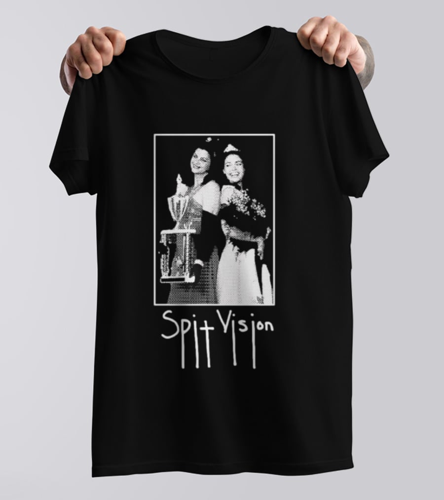 Spit Vision Vintage Beauty Pageant Halftone T-Shirt