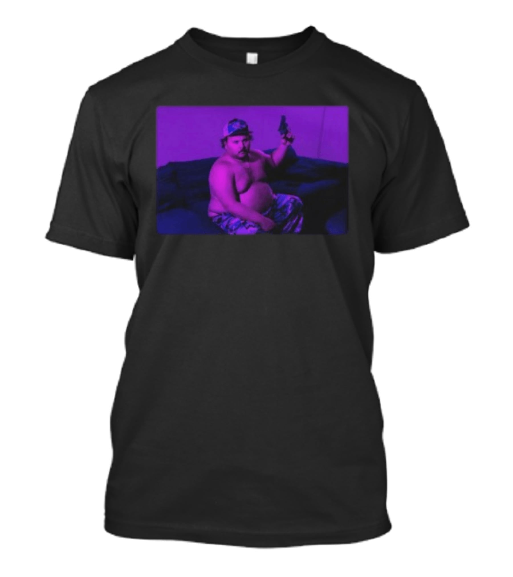 Stavvy Store Victory Or Else Humor Statement With Gun Image T-Shirt