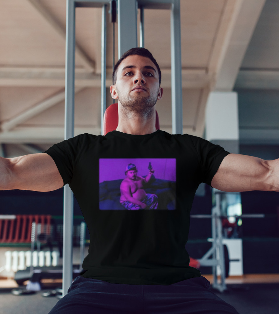 Stavvy Store Victory Or Else Humor Statement With Gun Image T-Shirt