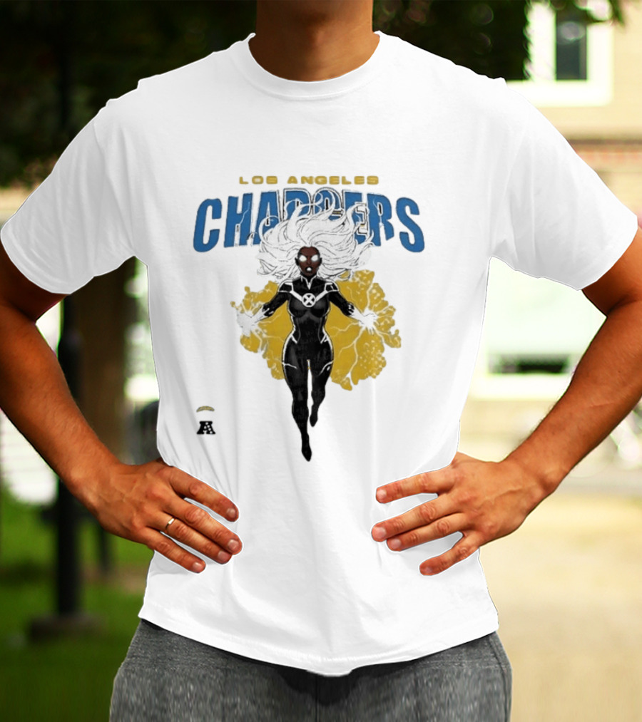 Los Angeles Chargers Storm X Men Marvel T-Shirt