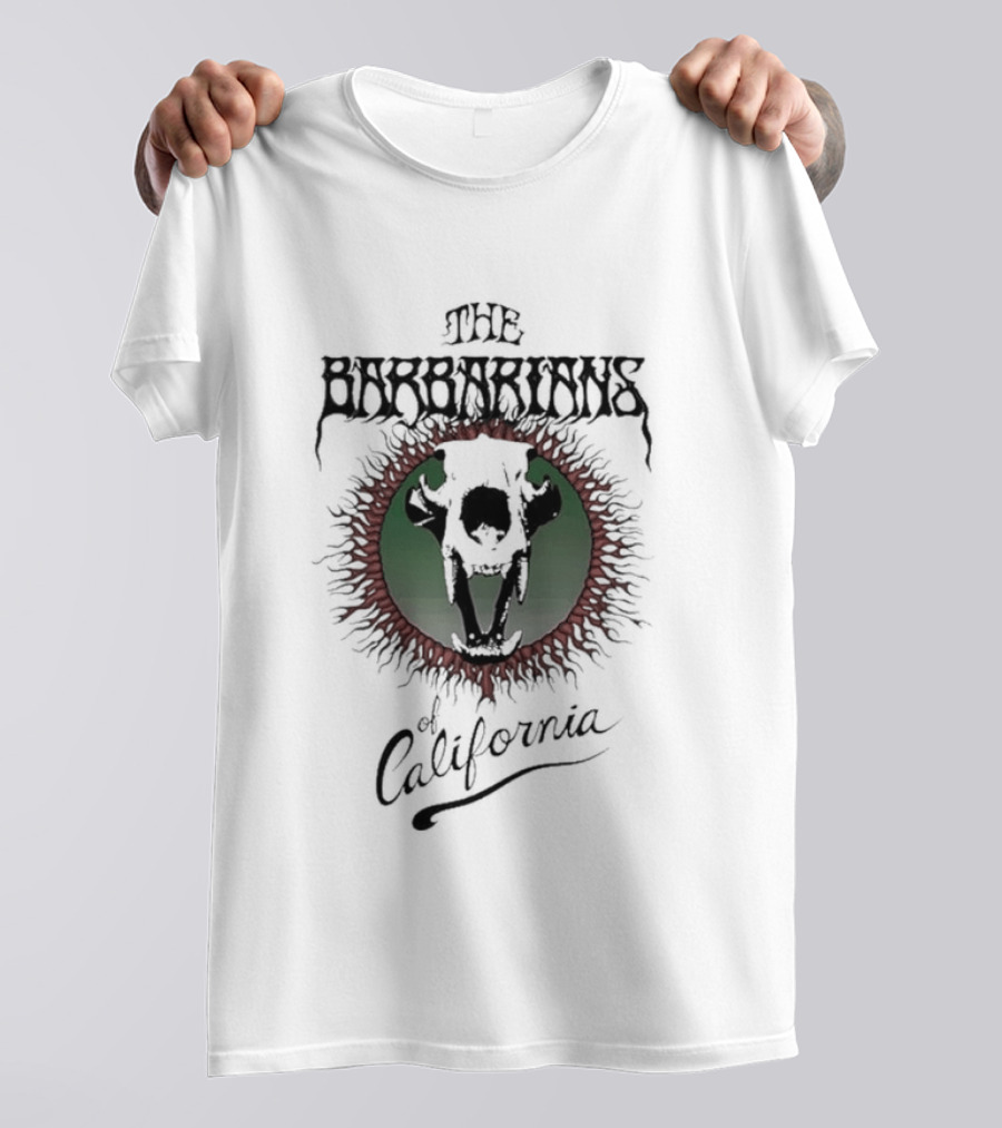 The Barbarians California Bear Skull T-Shirt
