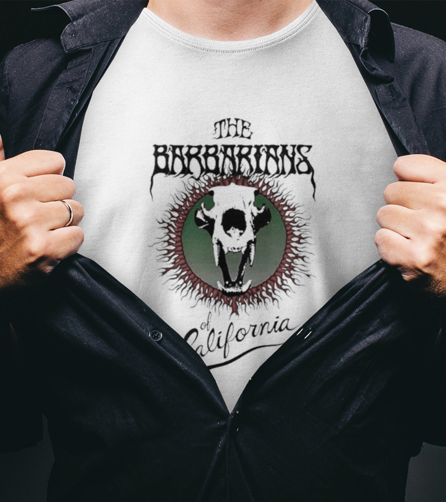 The Barbarians California Bear Skull T-Shirt