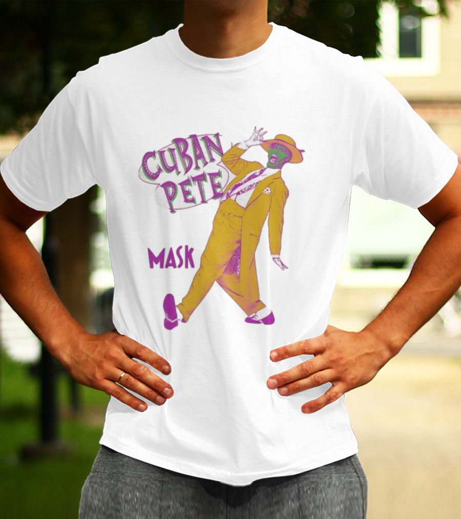 Cuban Pete The Mask Iconic Yellow Suit Dance Pose T-Shirt