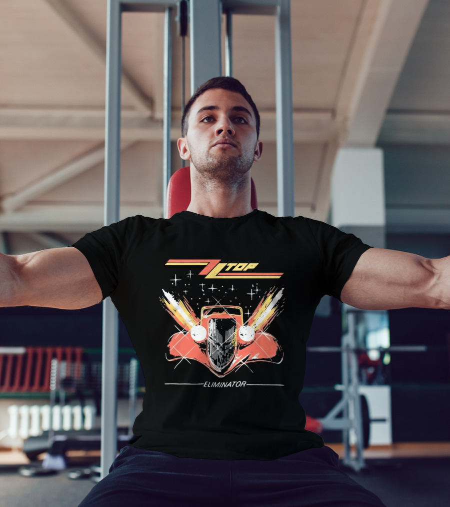 ZZ Top Eliminator Hot Rod Classic Rock Billy Gibbons T-Shirt