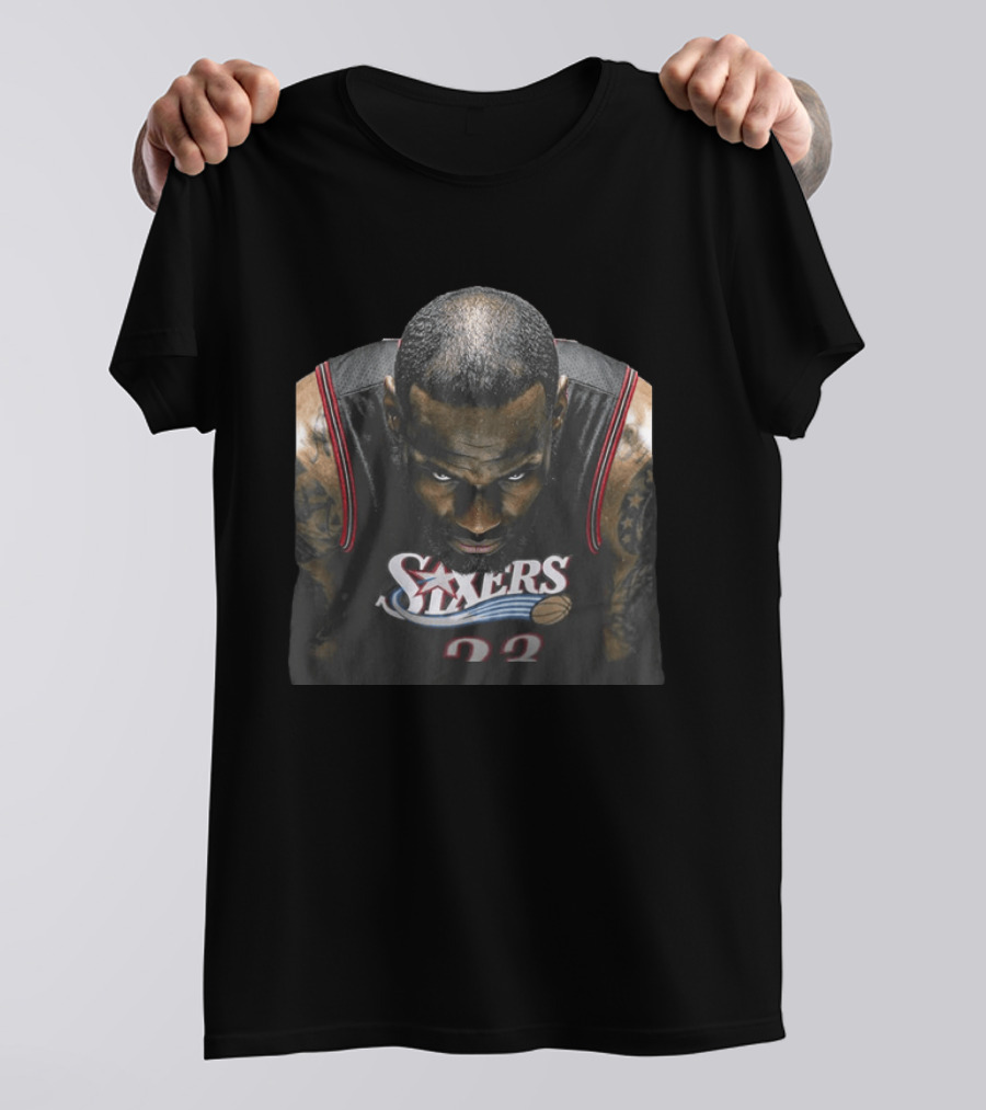 Lebron James Sixers Jersey Parody The League's Oldest Problem T-Shirt