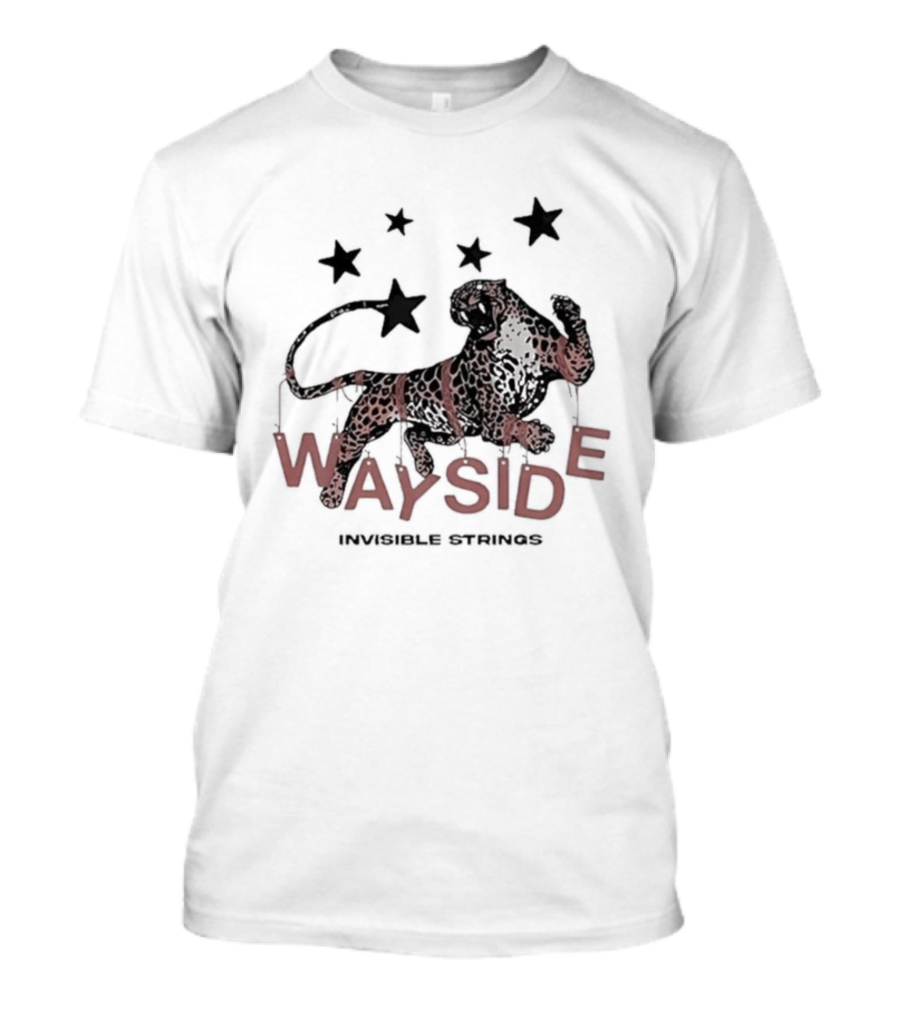 Wayside Invisible Strings Panther Starry Night T-Shirt