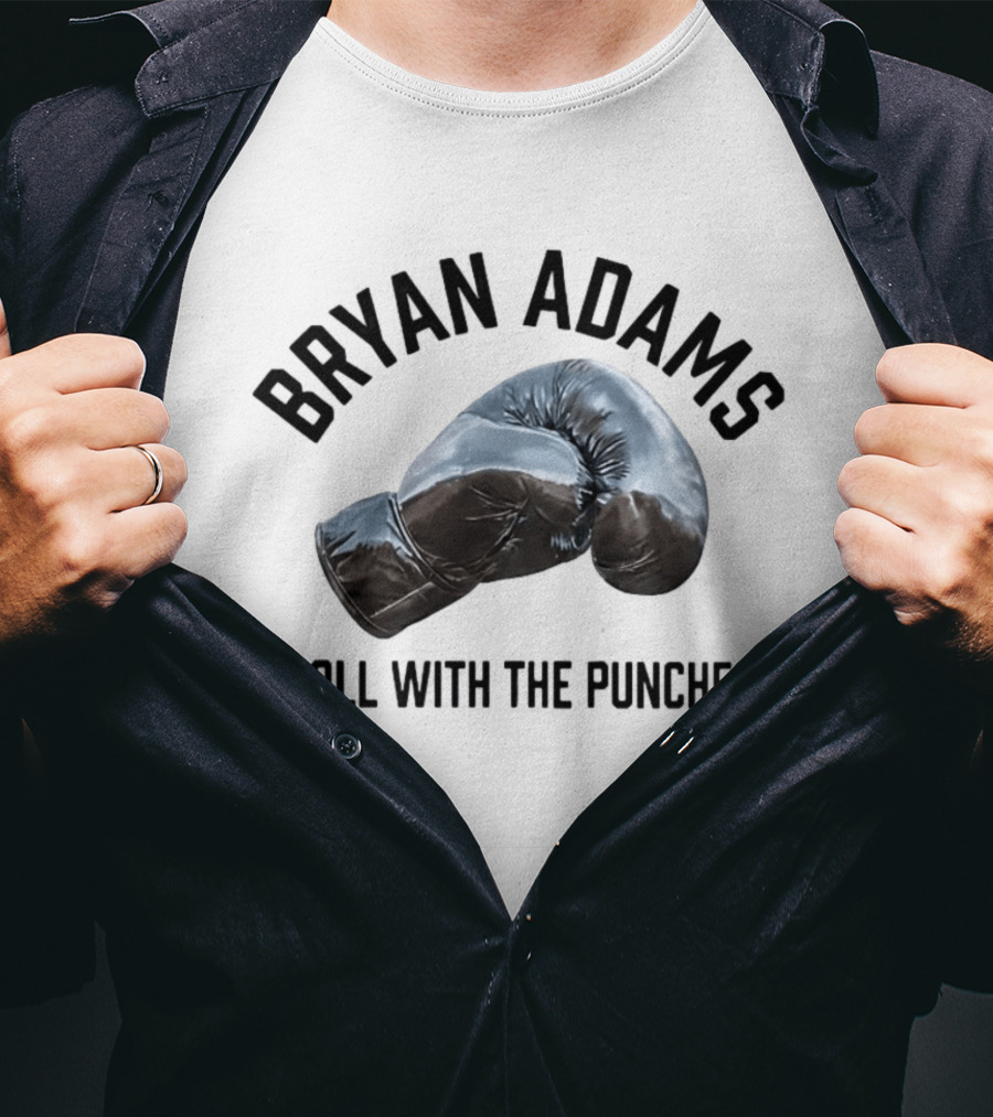 Bryan Adams Roll With The Punches Boxing Glove Music T-Shirt