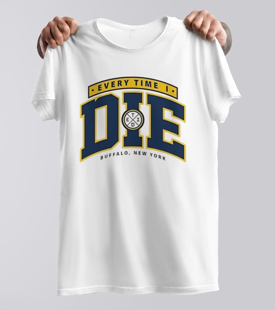 Every Time I Die Buffalo New York ETID DIE Hardcore Band T-Shirt