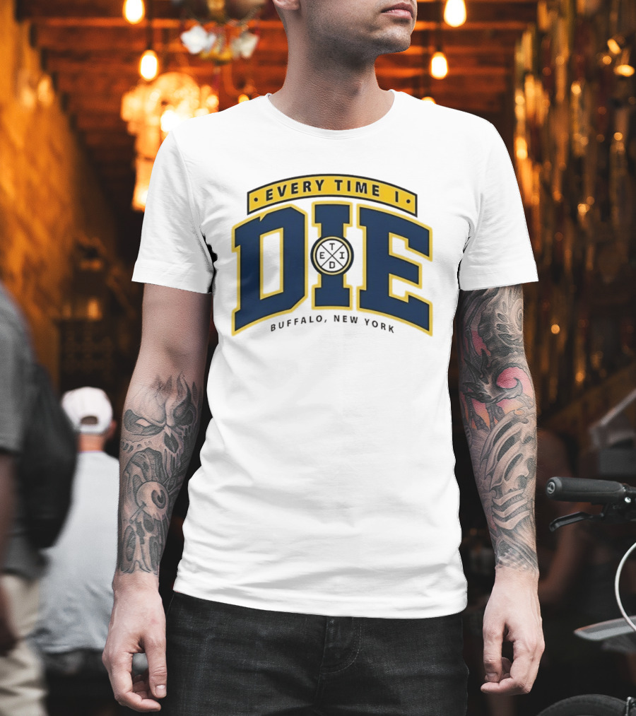 Every Time I Die Buffalo New York ETID DIE Hardcore Band T-Shirt