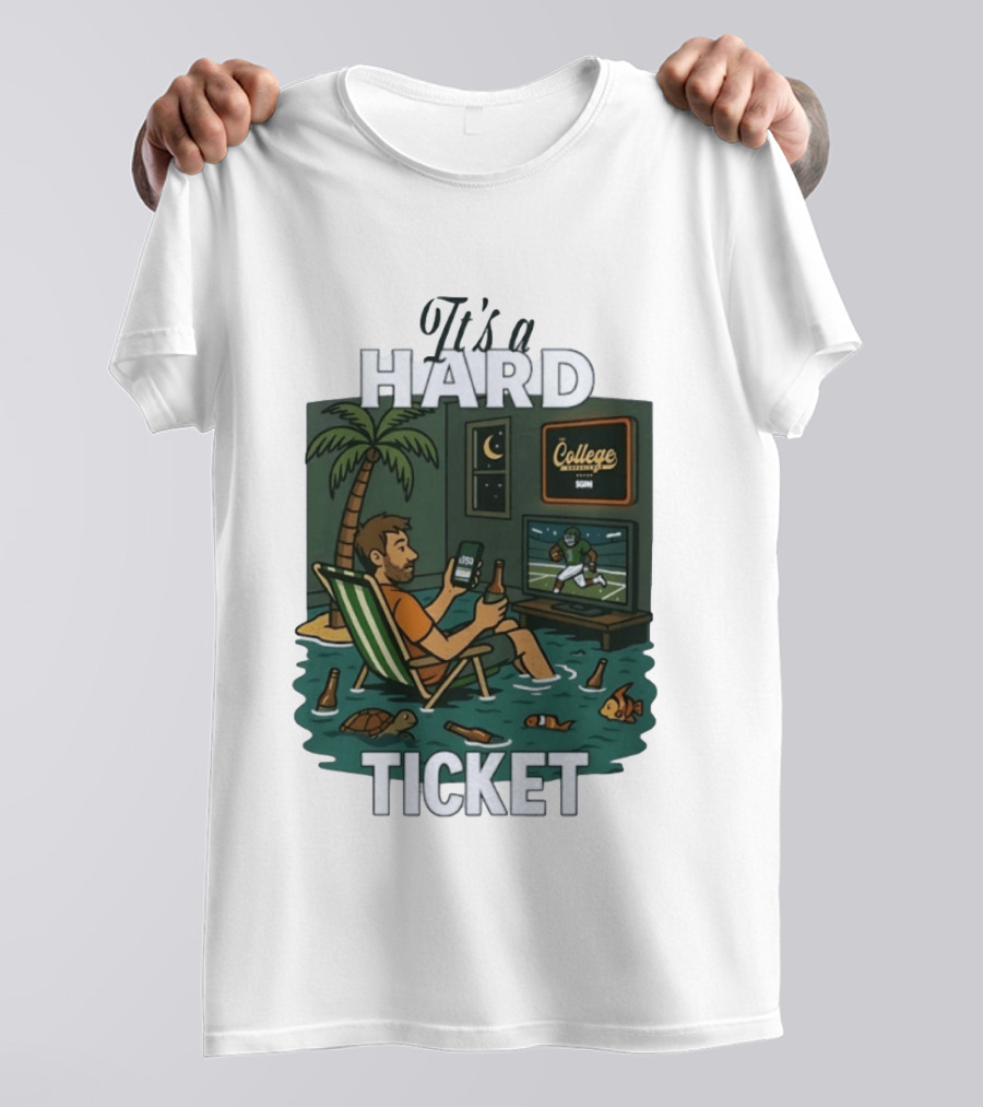 Hard Ticket College Experience SGPN Lifestyle Sports Fan Scene T-Shirt