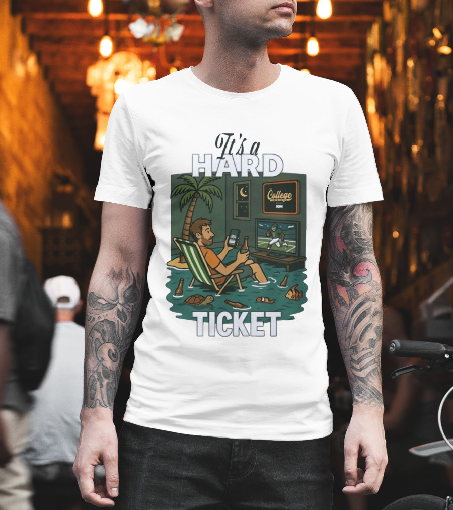 Hard Ticket College Experience SGPN Lifestyle Sports Fan Scene T-Shirt