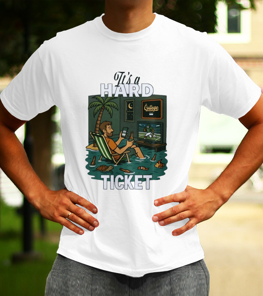 Hard Ticket College Experience SGPN Lifestyle Sports Fan Scene T-Shirt