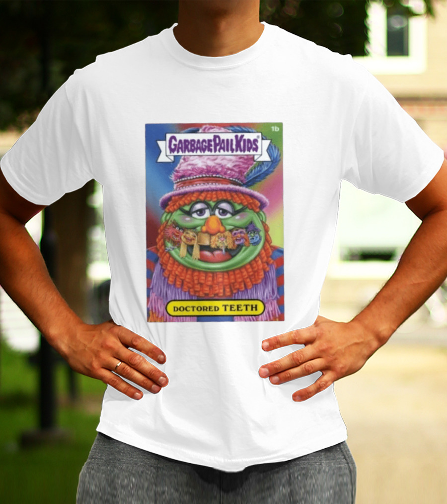 Garbage Pail Kids Doctored Teeth Muppets Mashup T-Shirt
