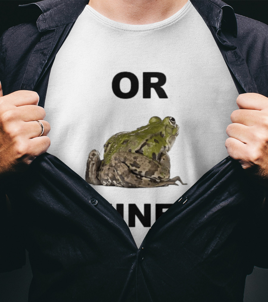 Or Mine Frog Amphibian Nature Wildlife T-Shirt