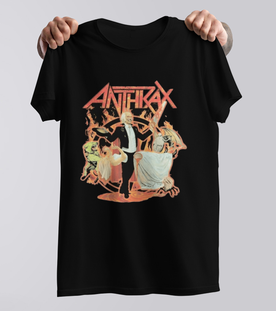 Anthrax North America 2026 Tour Cursum Perficio Fiery Album T-Shirt