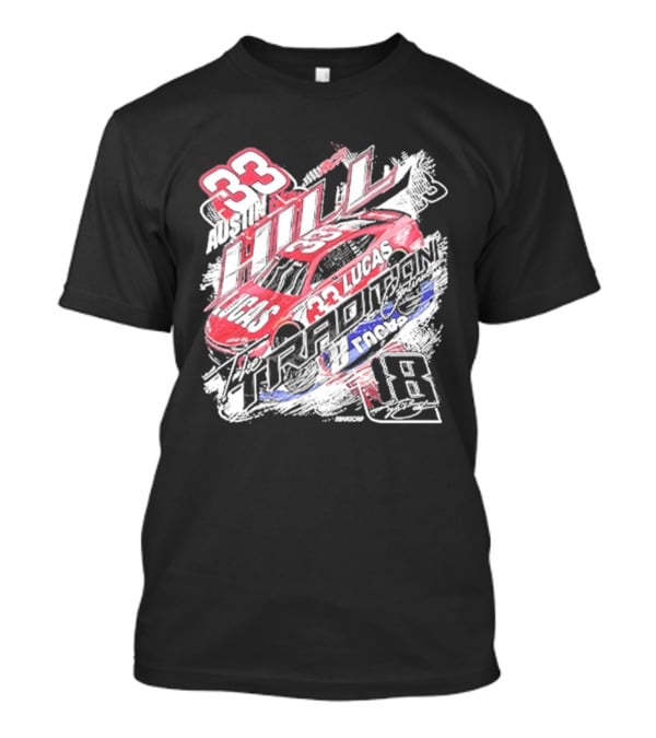 Austin Hill 33 Lucas Oil RCR NASCAR Racing Car Classic Ink T-Shirt