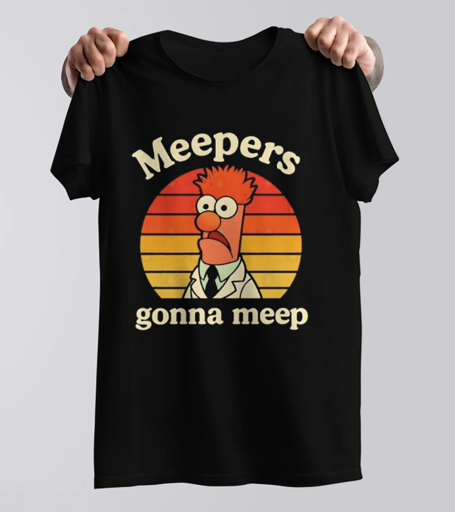 Meepers Gonna Meep Beaker Retro Muppets T-Shirt