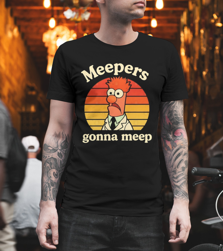 Meepers Gonna Meep Beaker Retro Muppets T-Shirt