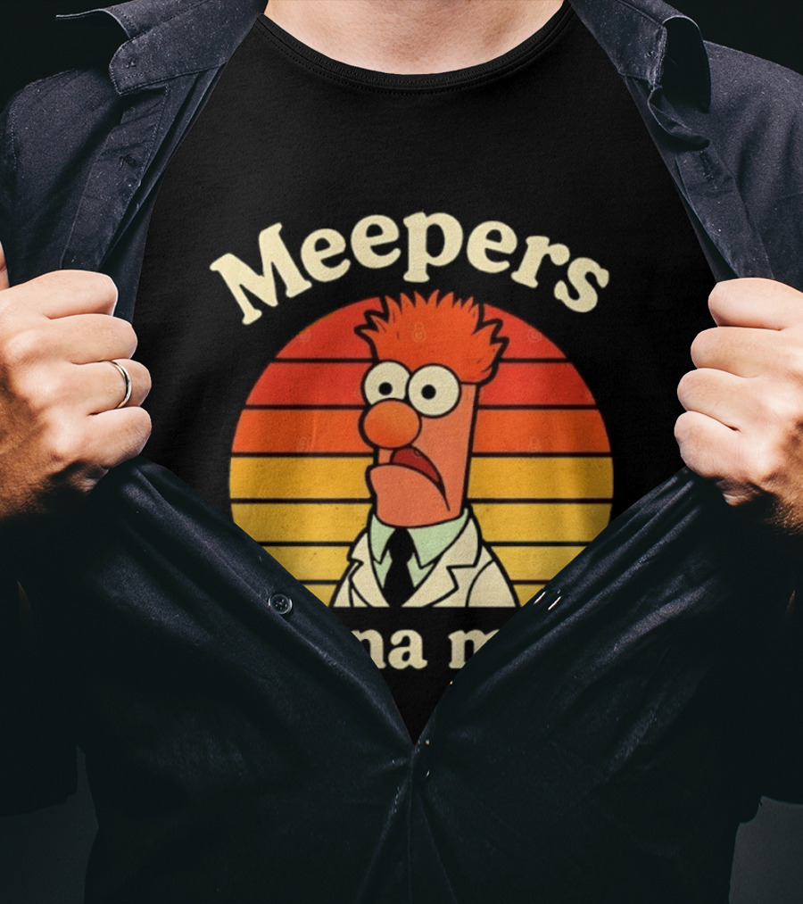Meepers Gonna Meep Beaker Retro Muppets T-Shirt