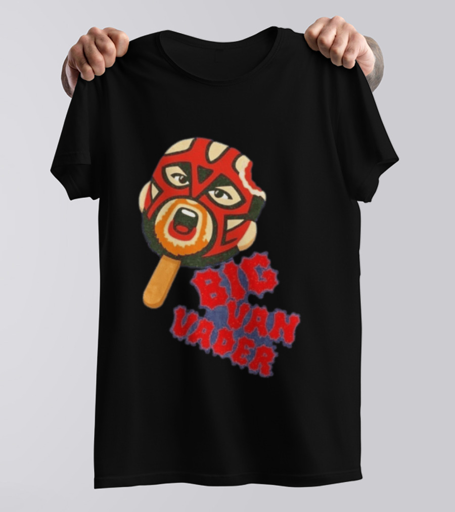 Big Van Vader Popsicle Wrestling WWE WCW Classic Style Retro Trend T-Shirt