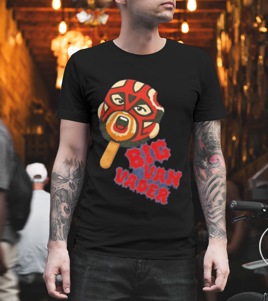 Big Van Vader Popsicle Wrestling WWE WCW Classic Style Retro Trend T-Shirt