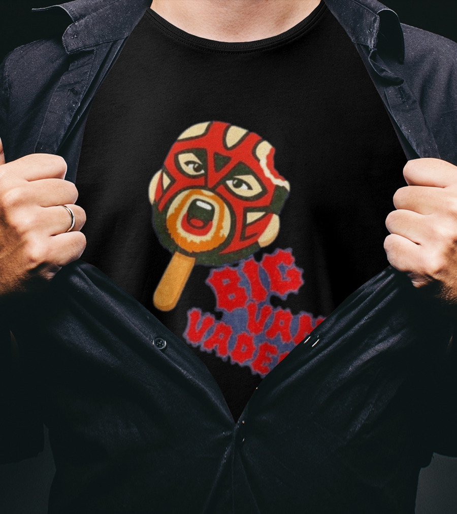 Big Van Vader Popsicle Wrestling WWE WCW Classic Style Retro Trend T-Shirt