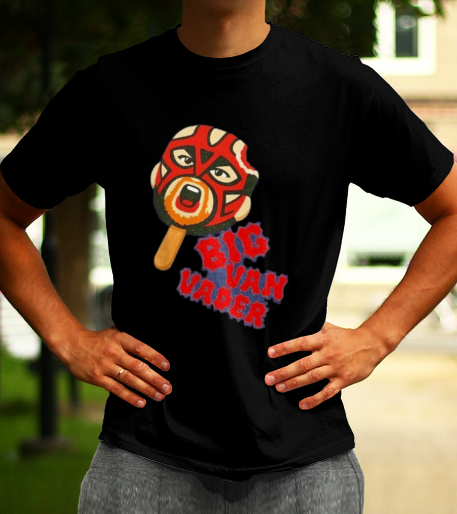 Big Van Vader Popsicle Wrestling WWE WCW Classic Style Retro Trend T-Shirt