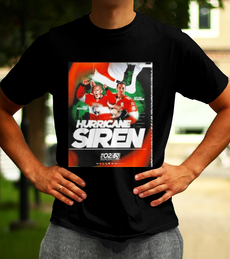 Hurricane Siren Brady And Matthew Tkachuk WK02 Event Panthers Hockey Thursday Night T-Shirt