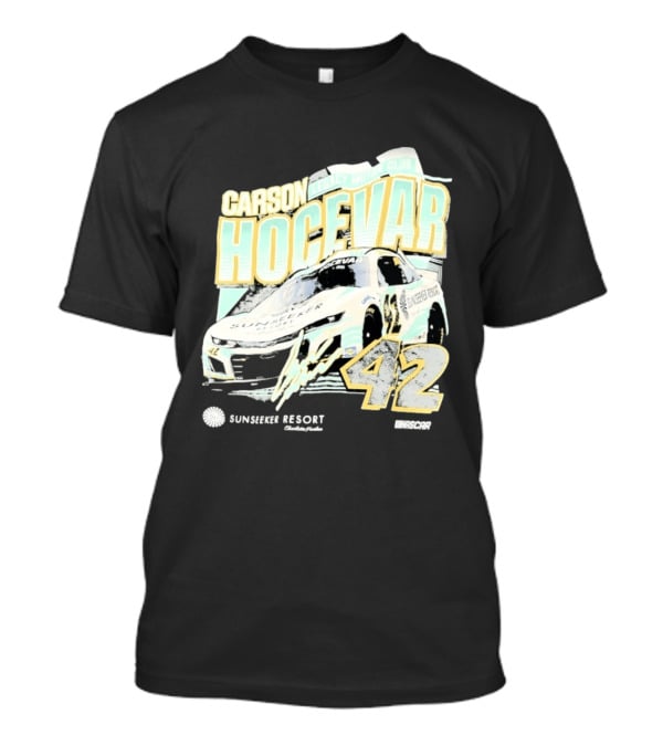 Carson Hocevar Legacy Motor Club 42 Sunseeker Resort NASCAR Racing T-Shirt
