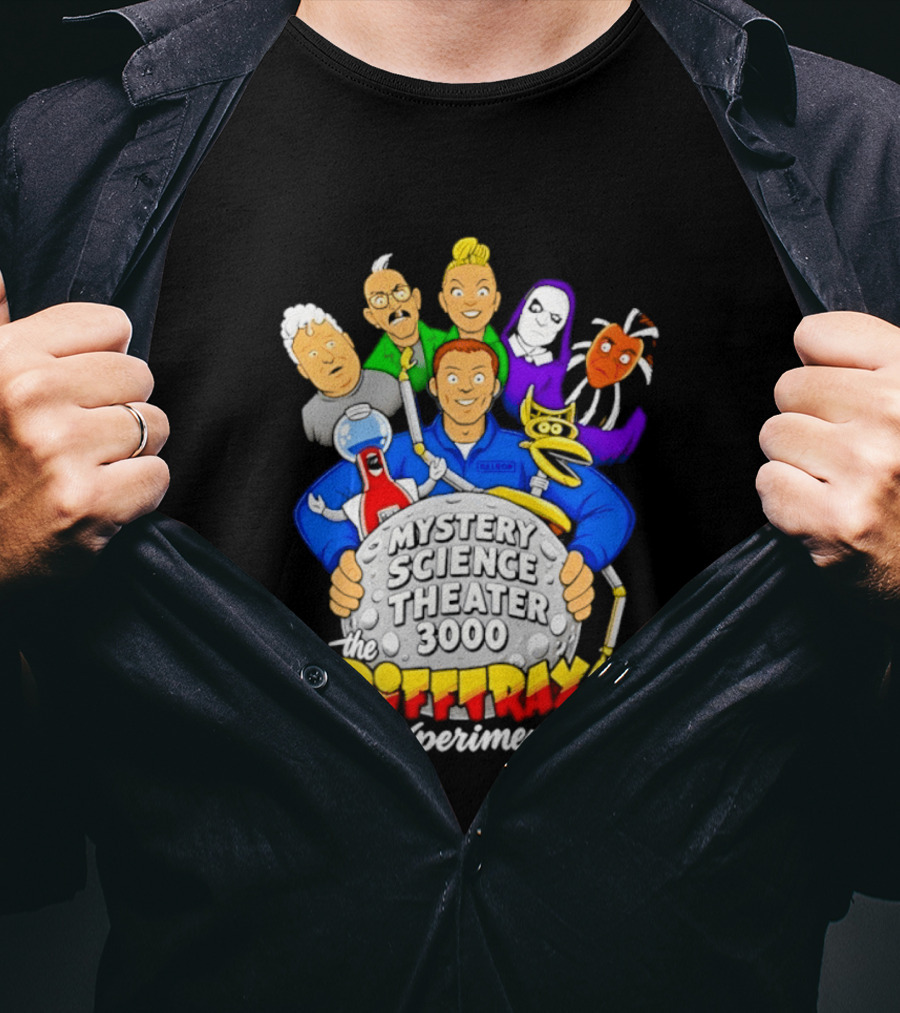 Mystery Science Theater 3000 RiffTrax Experiments With Iconic Robots And Characters T-Shirt