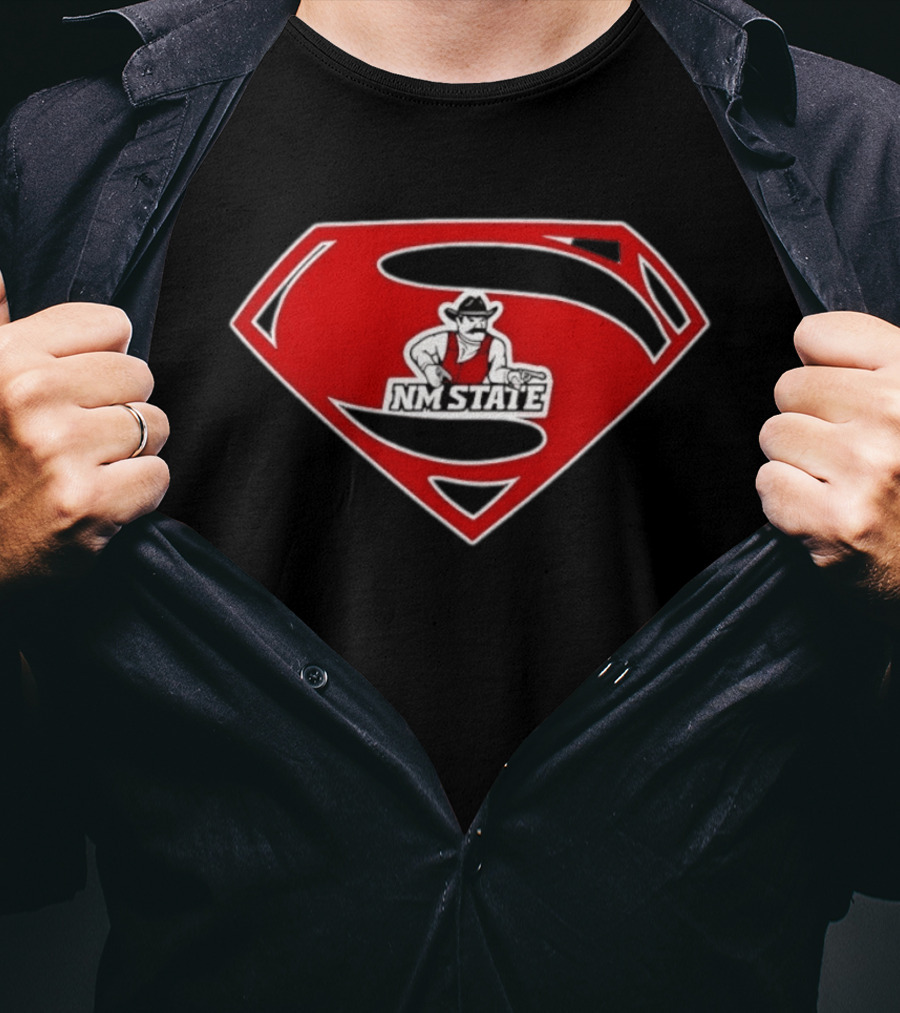 New Mexico State Aggies NM State Superman T-Shirt