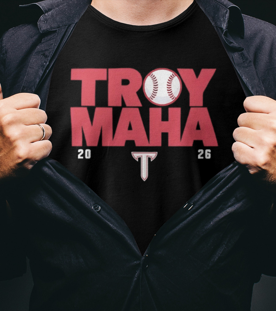 Troy Maha 2026 Baseball With Trojans T T-Shirt