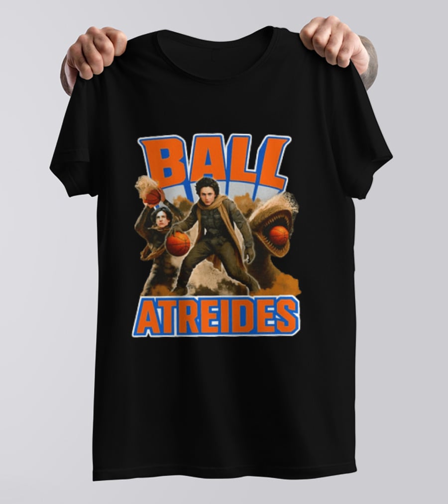 New York Basketball Ball Atreides Sandworm Dunk Adventure T-Shirt