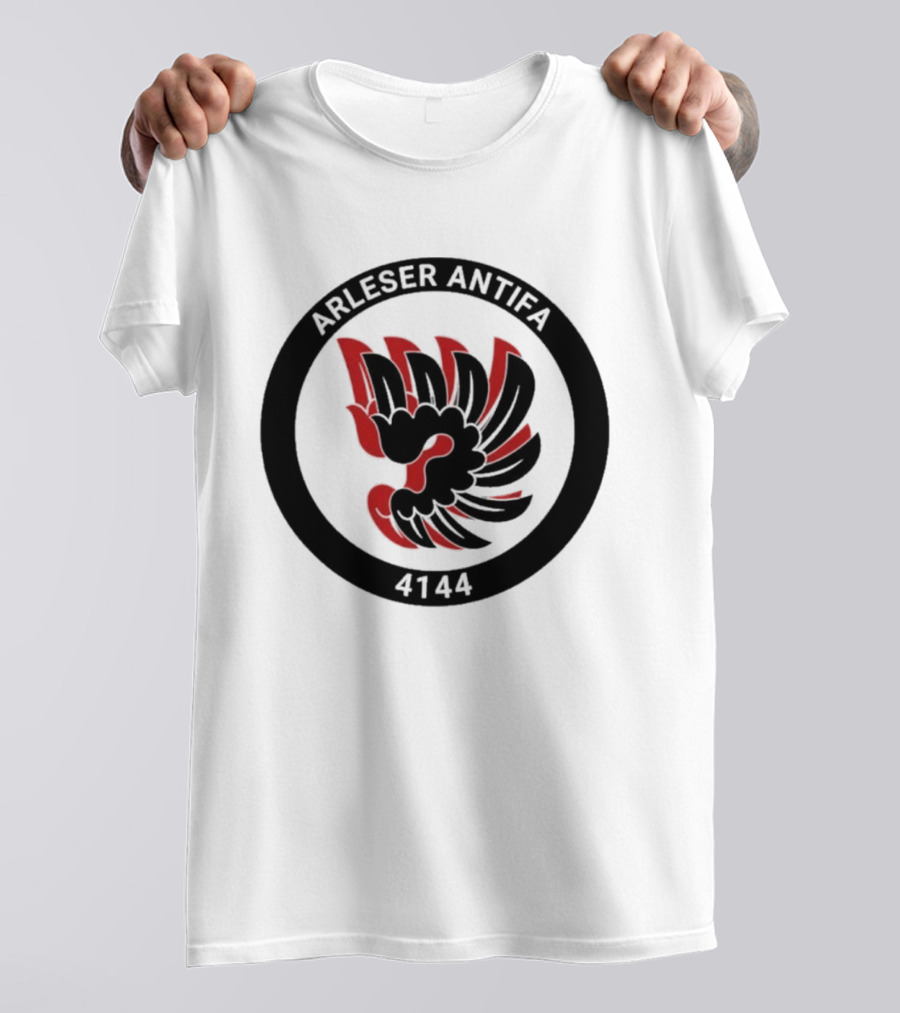 Arleser Antifa Arlesheim 4144 Black Red Fist T-Shirt