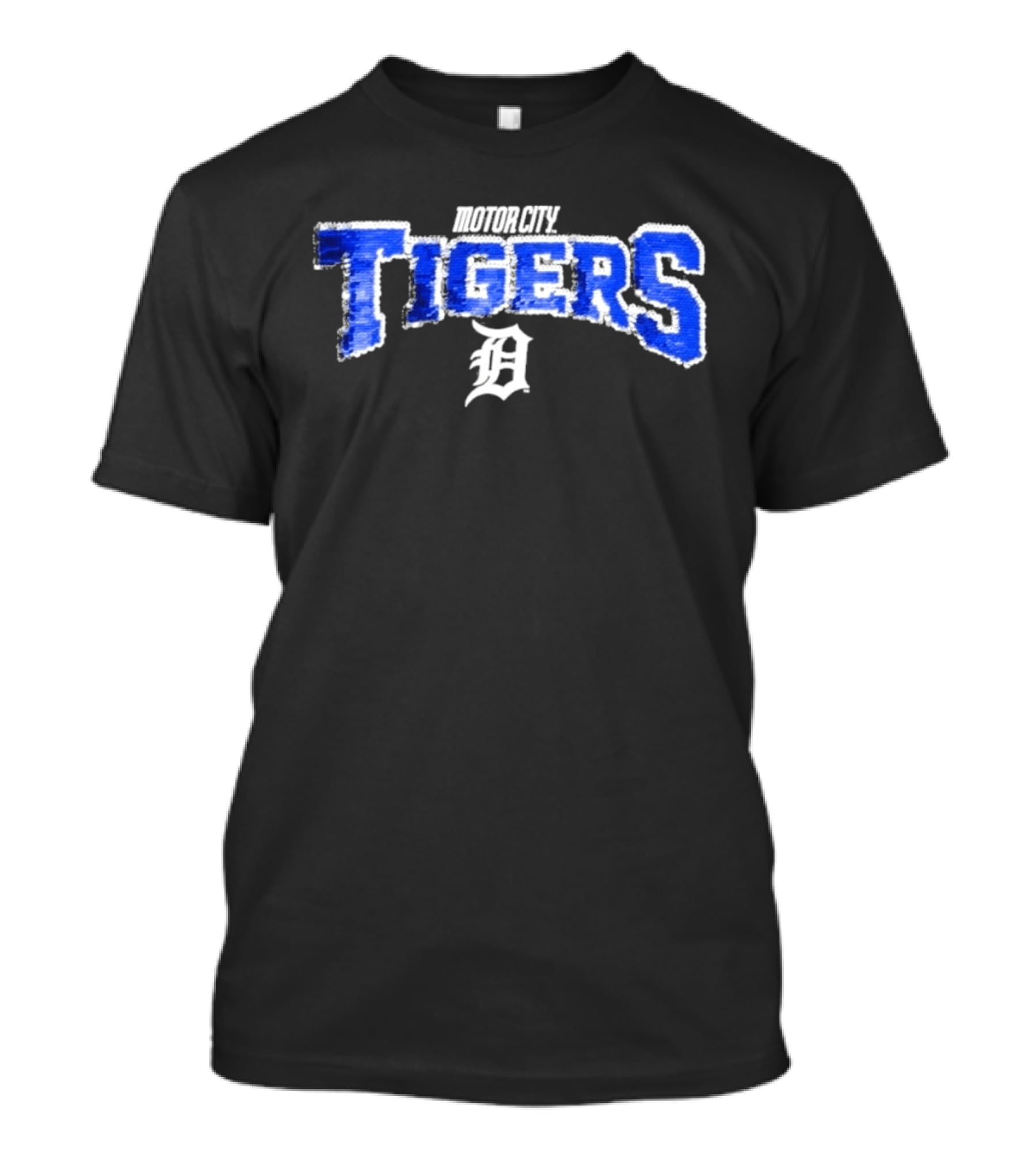 Detroit Tigers Motor City Youth Flip Sequin T-Shirt