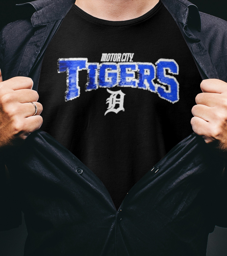 Detroit Tigers Motor City Youth Flip Sequin T-Shirt