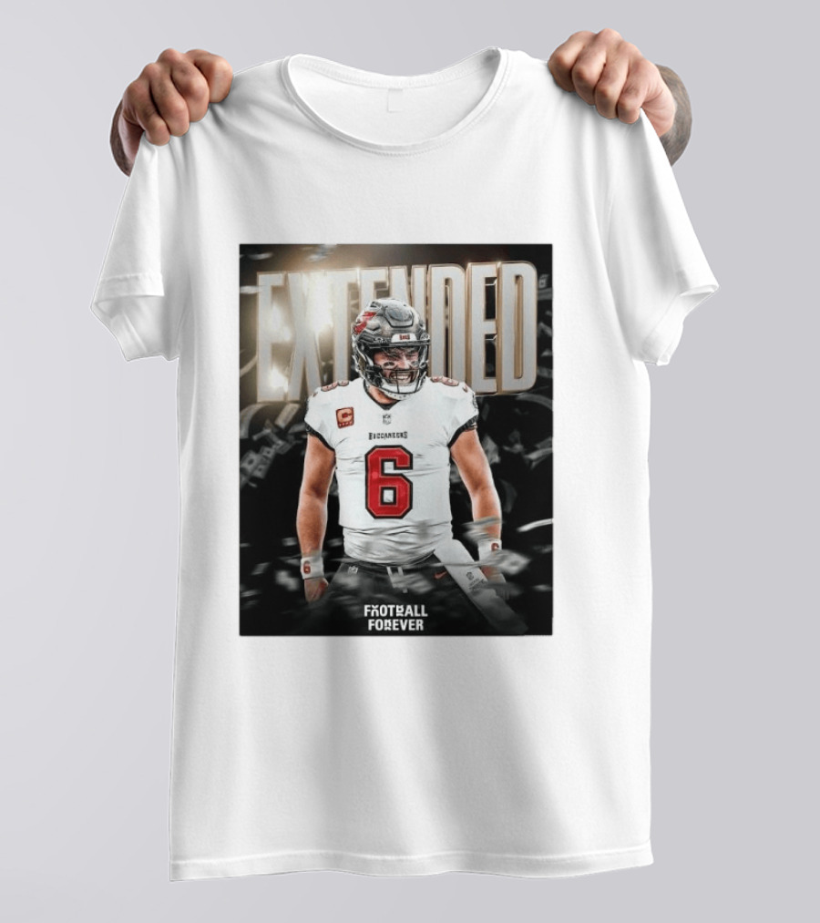 Extended Baker Mayfield Tampa Bay Football Forever T-Shirt