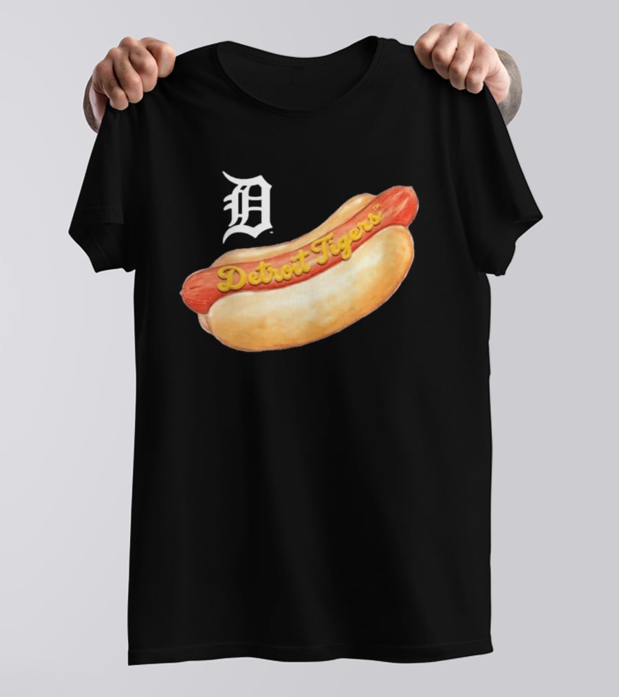 Detroit Tigers Youth Tiny Turnip Hot Dog T-Shirt