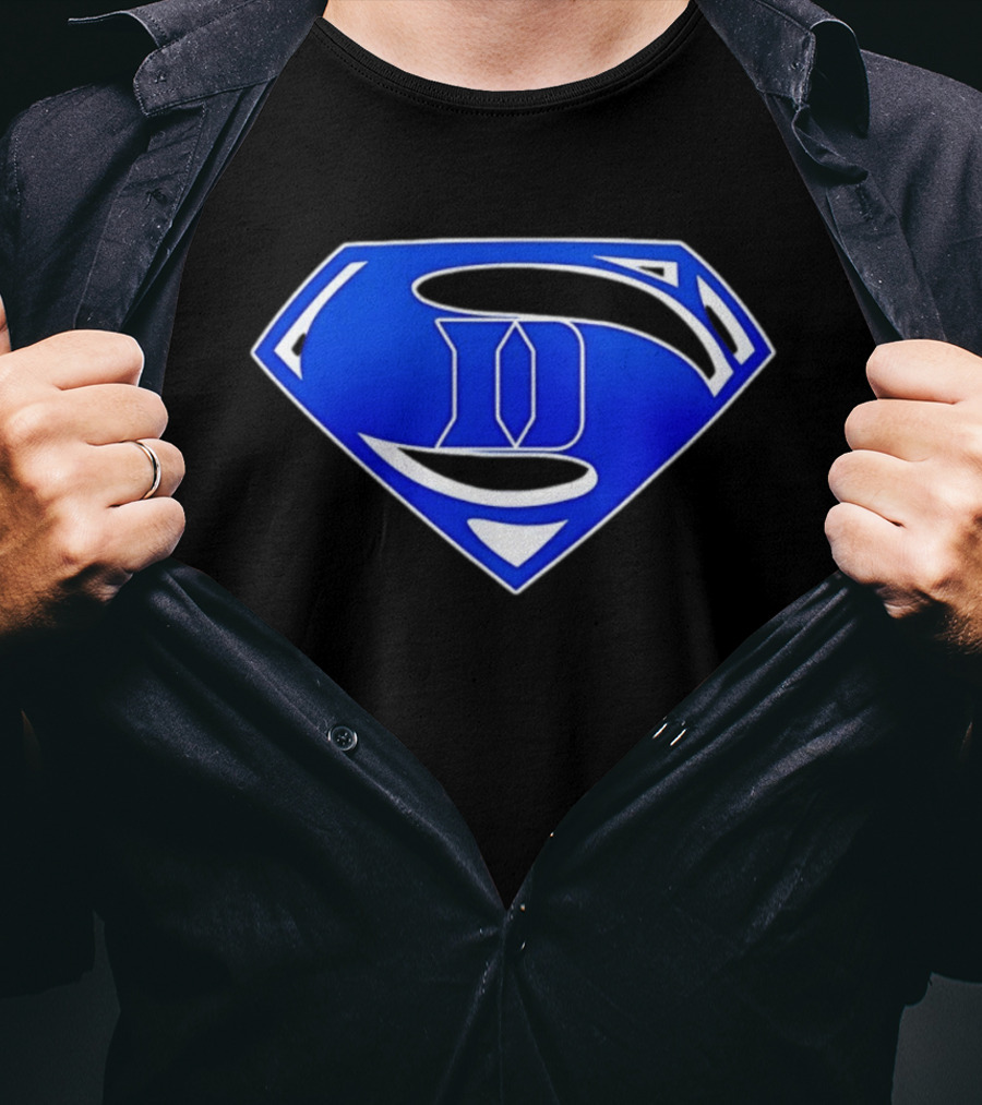 Duke Blue Devils Superman NCAA College Basketball T-Shirt