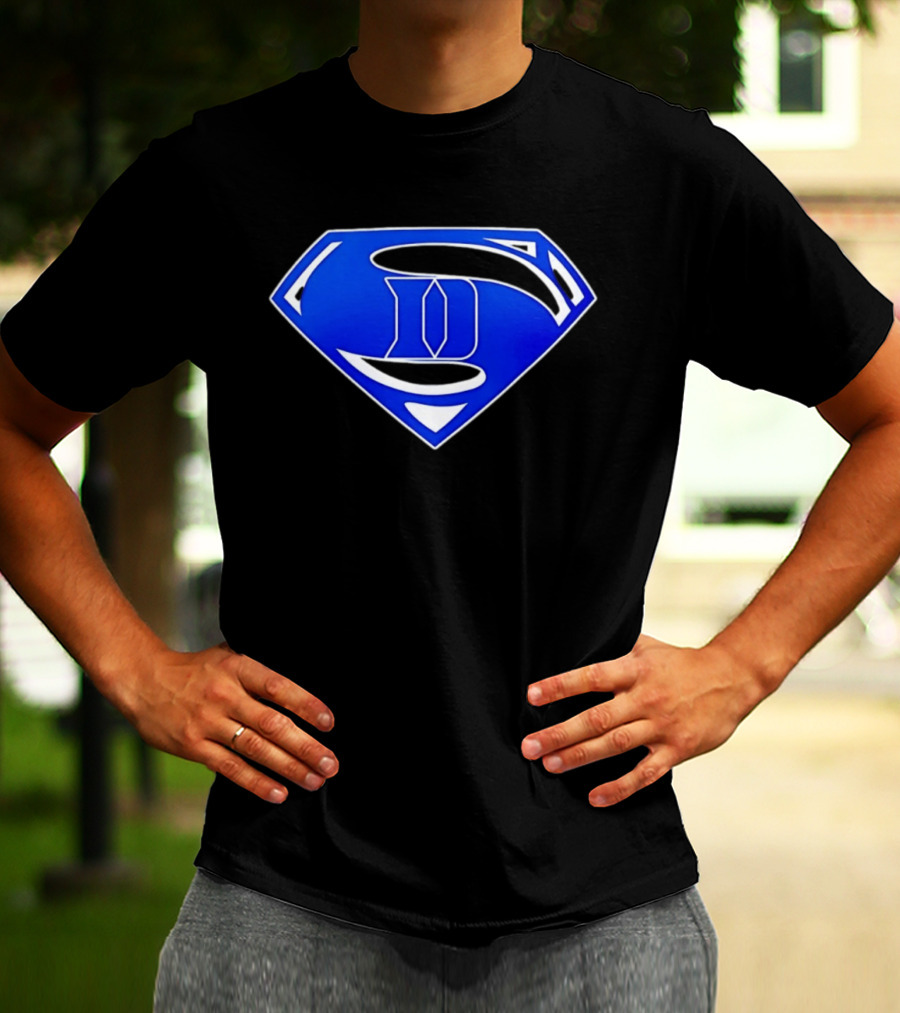 Duke Blue Devils Superman NCAA College Basketball T-Shirt