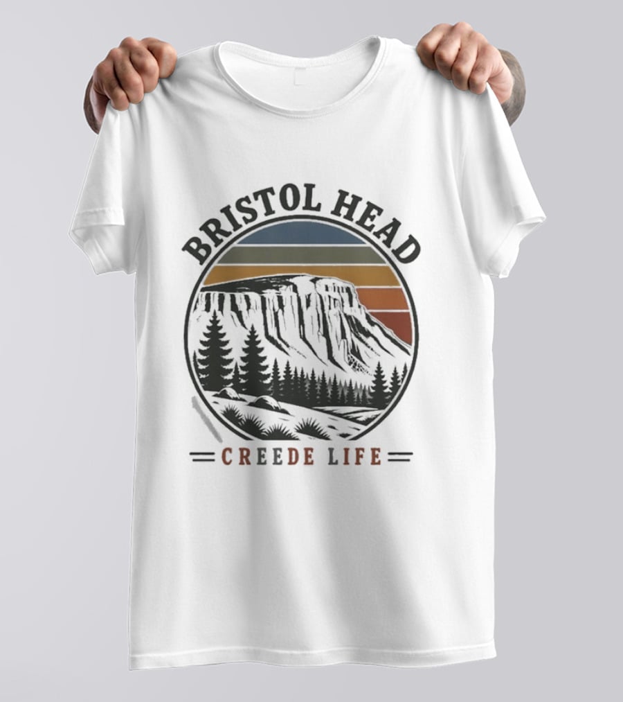 Bristol Head Creede Life Mountain Sunset Scenery T-Shirt