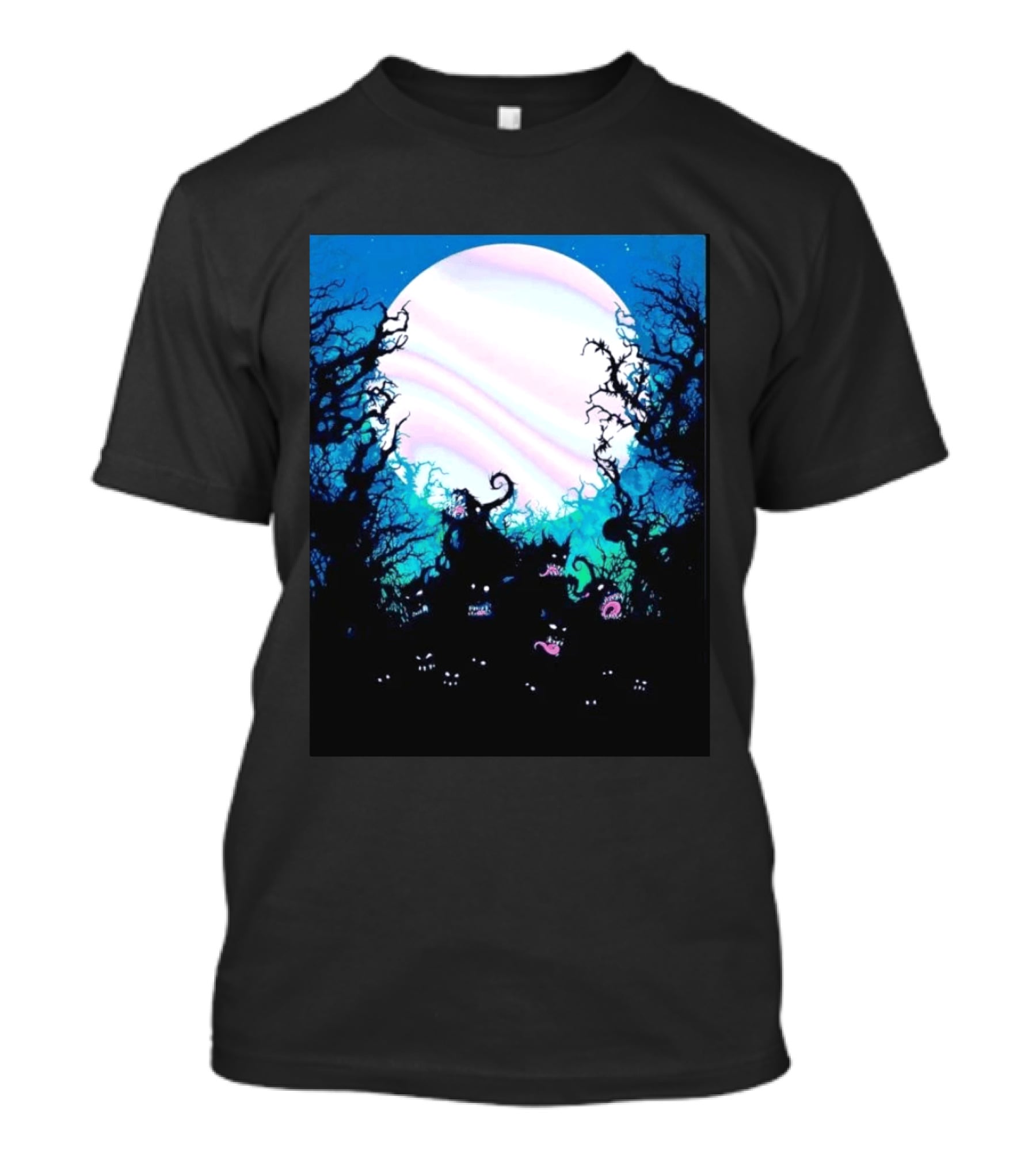 Gallows Orchestra Of Wolves Collection Full Moon Enchanted Forest Creatures T-Shirt