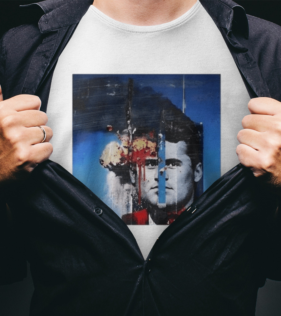 Charlie Kirk September 11 Twin Towers Collage T-Shirt