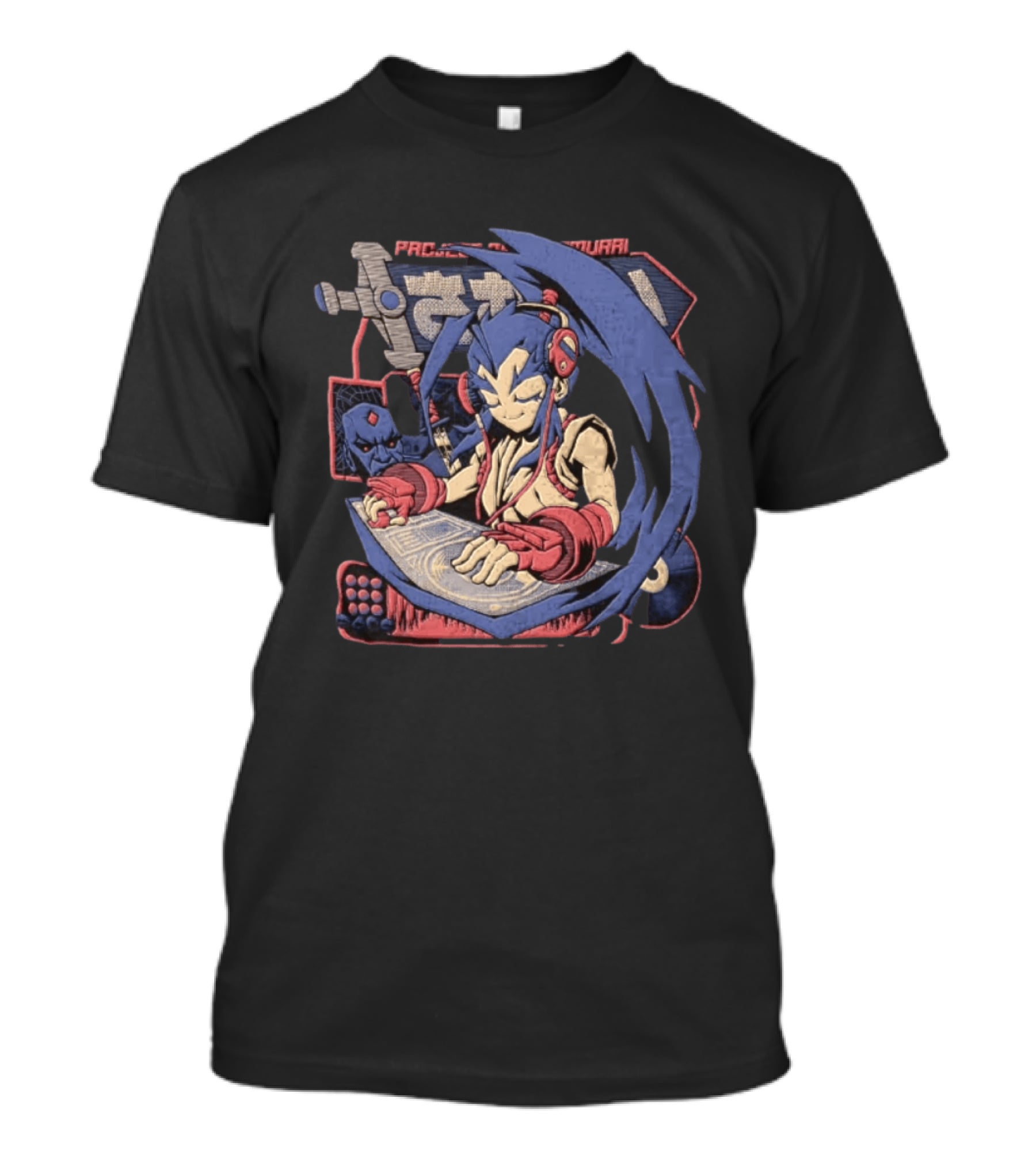 Yoshimitsu Project Soul Samurai DJ Scene Anime T-Shirt